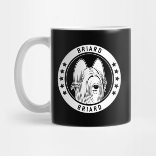 Briard Dog Portrait Mug